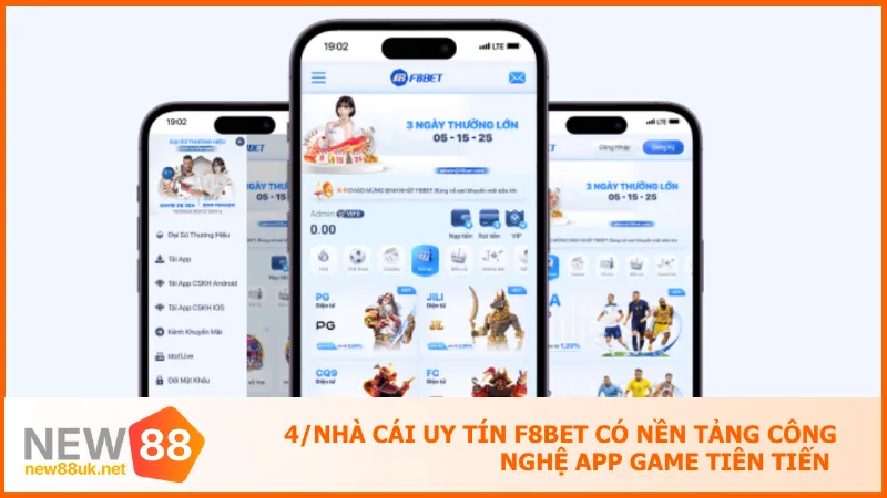 5+ Lý Do Nhà Cái Uy Tín F8bet Chiếm Sóng Thị Trường Việt 4 Công nghệ của F8bet áp dụng nhiều điều mới tạo cảm giác chơi game mượt mà