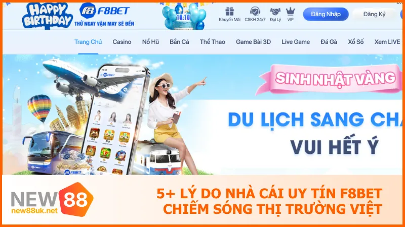 5+ Lý Do Nhà Cái Uy Tín F8bet Chiếm Sóng Thị Trường Việt