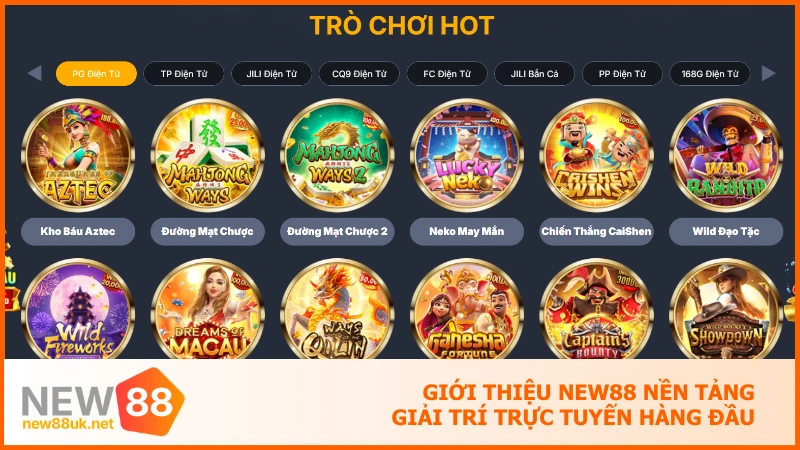 Giới thiệu NEW88 nền tảng giải trí trực tuyến hàng đầu