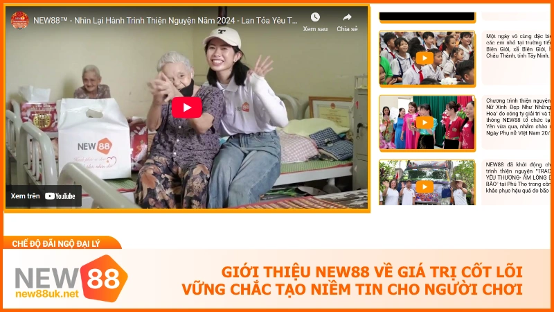 Giới thiệu NEW88 về giá trị cốt lõi vững chắc tạo niềm tin cho người chơi