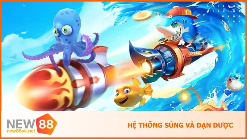 Bắn Cá Hoàng Kim – Game Giải Trí Có Thưởng Hot Nhất 2025 3 Hệ thống súng nâng cấp giúp tích năng lượng và kích hoạt chế độ Hoàng Kim với sát thương vượt trội
