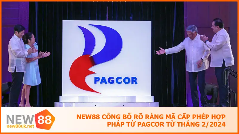 Chứng Nhận PAGCOR 2 New88 công bố rõ ràng mã cấp phép hợp pháp từ PAGCOR từ tháng 2/2024