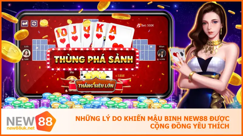 Tựa Game Mậu Binh New88 Thử Tài Xếp Bài, Gặt Lộc Như Mơ 2 Không phải tự nhiên mà trò chơi mậu binh tại new88 trở thành lựa chọn của hơn 200.000 người chơi