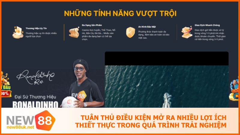 Điều kiện tham gia new88 - Quy định vàng tiêu chuẩn 5 sao 2 Tuân thủ điều kiện mở ra nhiều lợi ích thiết thực trong quá trình trải nghiệm